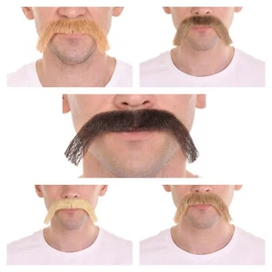 Men's Long Cowboy Mustache Multiple Color Options M-1272 - Picture 1 of 11