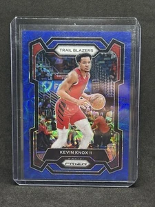 2023-24 Panini Prizm Choice Blue Prizm /49 Kevin Knox II #203 Trail Blazers - Picture 1 of 2