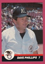 1989 Baseball Umpire card # 7 Dave Phillips American League