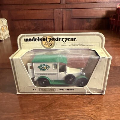 VTG Matchbox Lesney 1978 Models of Yesteryear Y5 1927 TALBOT ROSES LIME JUICE - Image 1 of 4