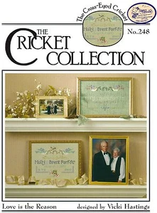 Love is the Reason Cross Stitch Leaflet - Cricket Collection #248 - Anniversary - Picture 1 of 1