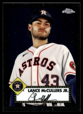 2021 Topps Chrome Platinum Anniversary Lance McCullers Jr. Houston Astros #404 - Image 1 of 2