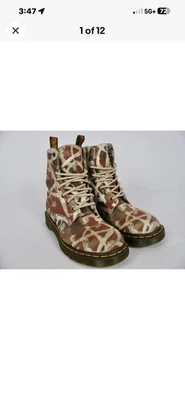 Botas Beckett Dr Martens Raras, Union Jack/Lona Anarchy 8 Ojos, 10 Damas  Foto 1 de 2