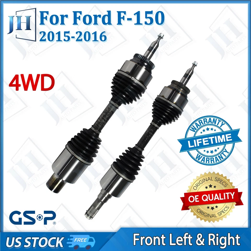 Juego de ejes CV par delantero izquierdo derecho OEM para Ford F-150 2015-2016 tracción trasera 4x4 Foto 1 de 4