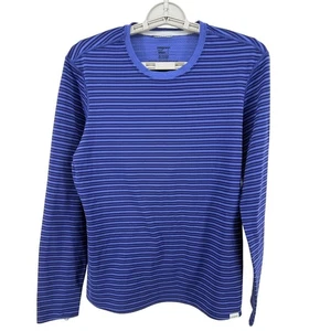 Patagonia Capilene 3 Mid-Weight Damen L Langarmshirt gestreift blau lila - Bild 1 von 5