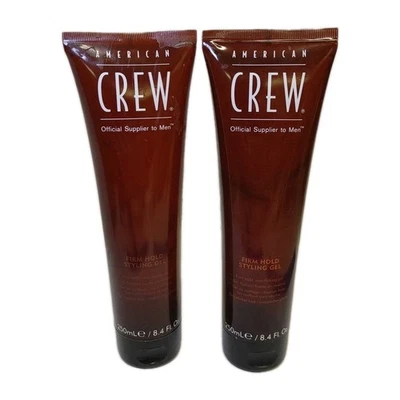 2-American Crew Firm Hold Styling Gel, 8.4 Fl Oz, New, Men - Image 1 of 3