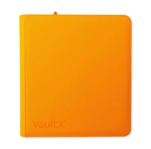 VaultX Binder Neon Orange 12 POCKET Exo-Tec Zip Binder IN HAND SOLD OUT! ๐ฅ๐ฅ - Picture 1 of 10