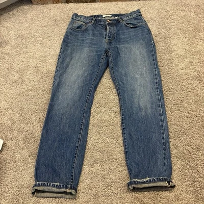 Taylor Stitch Selvedge Jeans Men 33x30 Slim Fit Distressed Whiskering Button Fly - Image 1 of 4