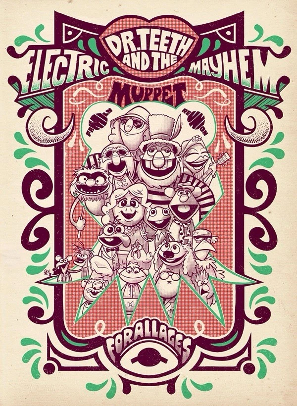 18x24 Tv Show Poster : The Muppet Show (Dr. Teeth & the Electric Mayhem) 11 - Image 1 of 1