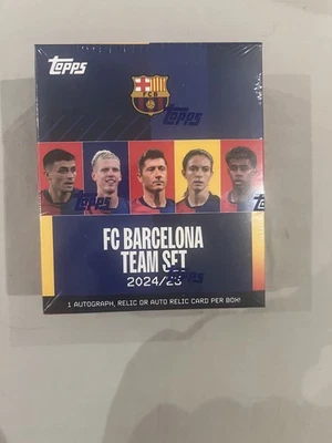 Topps 2024-25 Barcelona Team Set Sealed Soccer Box - Image 1 of 4