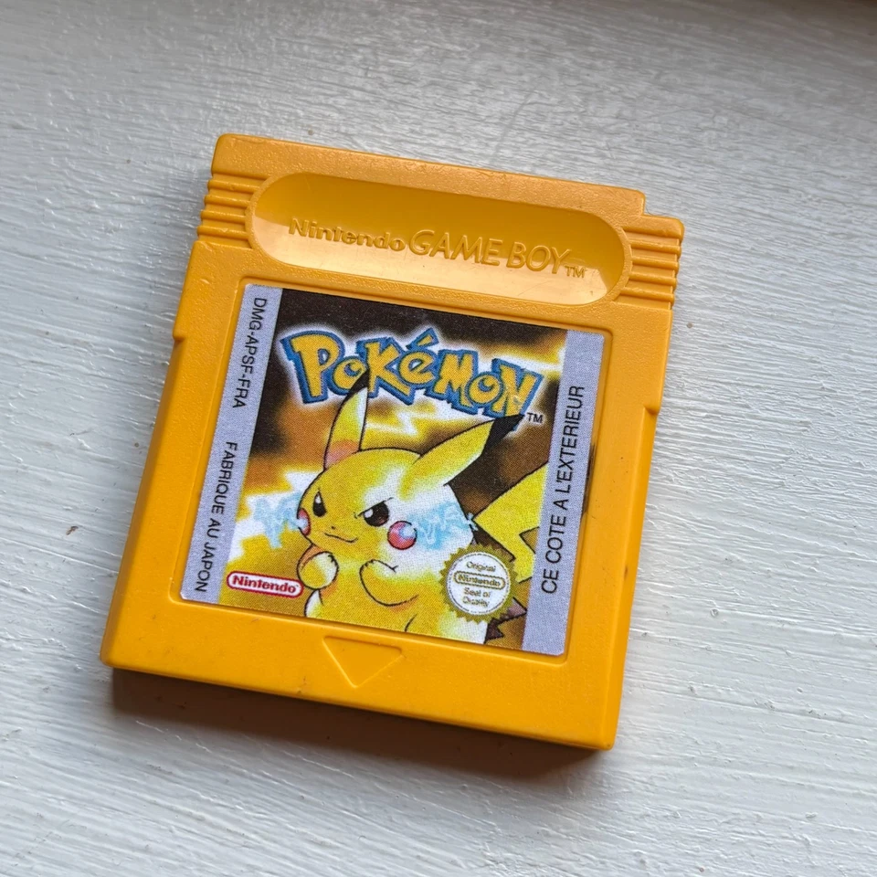 Pokemon Jaune Officiel 2000 Gameboy | Nintendo Game Boy - Photo 1/4