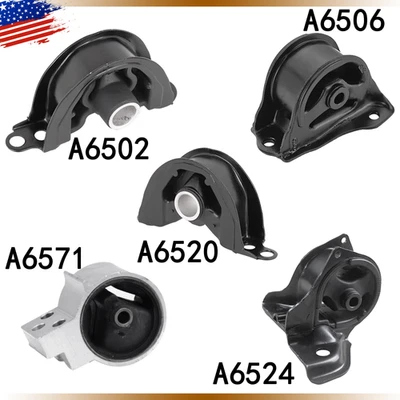 5x Motor Mounts Replacement for 1994-2001 Acura Integra 1.8L L4 Manual Trans Foto 1 de 4