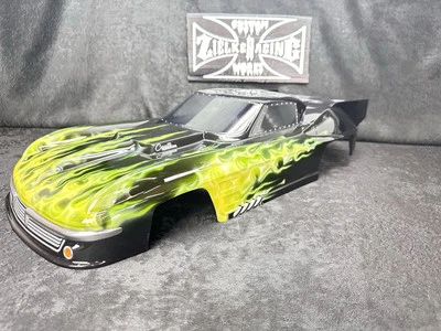 CUSTOM PAINTED RC DRAG BODY NO PREP LOSI 22S AE DR10 TRAXXAS SLASH 1963 STINGRAY - Image 1 of 4