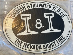 De colección Tonopah & Tidewater R.R.Co Nevada Línea Corta NUEVO Letrero Prensa Madera 11x8.5 - Imagen 1 de 4