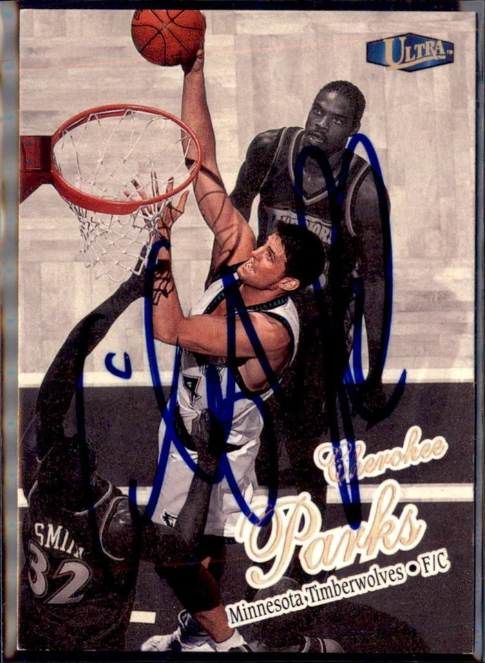 97-98 Fleer Ultra #203G  Cherokee Parks  Auto/Signed In Person - Image 1 of 2