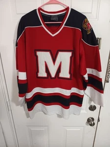 University Of Maryland Hockey Jersey Vintage Colosseum Sport Size Large - Bild 1 von 7
