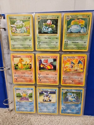 Vintage Original Pokemon Complete 151/150 Base 28x Holos 1st Shadowless AMAZING - Image 1 of 4