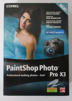 Corel PaintShop Photo Pro X3 Retail PC for Windows (Software) Editing - Sharing - Image 1 of 4