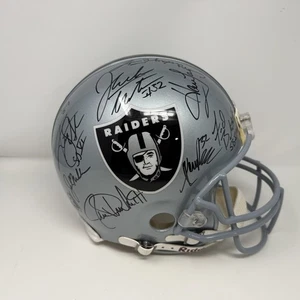 JOHN MADDEN, Al Davis 17 Total Autos Oakland Raiders SIGNED - Full Sized Helmet - Picture 1 of 21