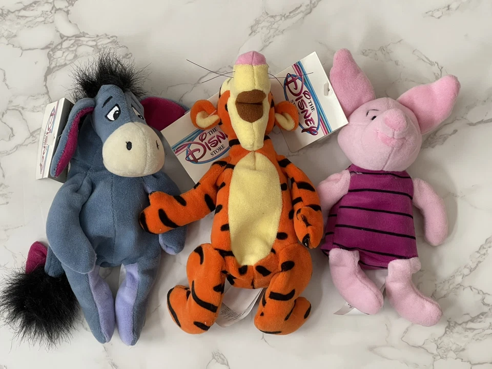 9" EEYORE disney mini bean bag plush