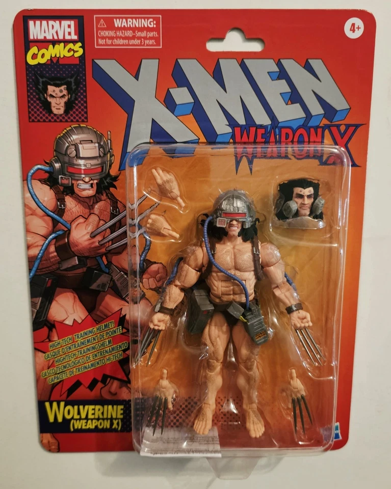 2025 Marvel X-Men Wolverine Weapon X Action Figure 6" Tall G0644 Hasbro