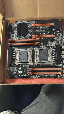 X99 Dual CPU Mainboard ZX-DU99D4 V1.31 DDR4 – Workstation Server Board - Bild 1 von 4