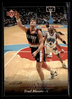 1995-96 Upper Deck Arvydas Sabonis RC #267 Portland Trail Blazers - Image 1 of 2