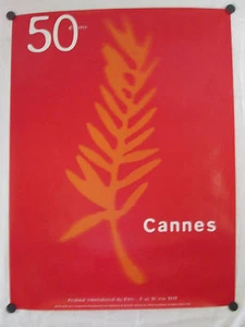 CANNES FILM FESTIVAL 1997 ORIGINAL OFFICIAL POSTER 32" X 24" MINT - Picture 1 of 1