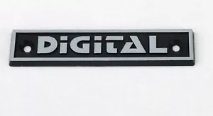 Platic Digital Logo - Guitar Amp Emblem - NOS - Picture 1 of 1