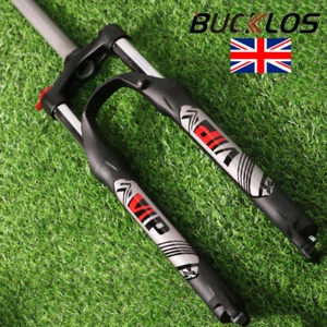 BUCKLOS 26/27.5/29" MTB Bike Forks 100mm Travel Suspension Fork Disc Brak 9mmQR - Picture 1 of 15