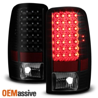 Luces traseras LED negras ahumadas para Chevy Suburban 1500 2500 Tahoe GMC Yukon 00-06 Foto 1 de 4