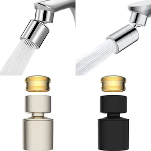 Swivel Faucet Aerator,360° Big Angle Rotate Kitchen Sink Faucet Attachment - Picture 1 of 46