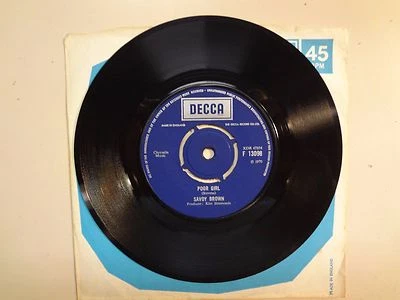 SAVOY BROWN: Poor Girl 4:05- Master Hare (Instr.) 3:52-U.K. 7" 70 Decca F 13098 - Image 1 of 2
