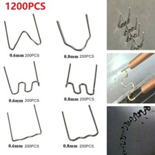 1200Pcs HOT PINZATRICE PUNTI METALLICI PER AUTO PARAURTI saldatura pistola plastica Repair Tool Kit