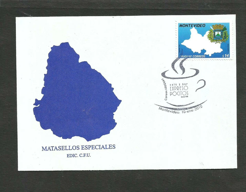 URUGUAY 2010, COFFEE, FDC - Image 1 of 1