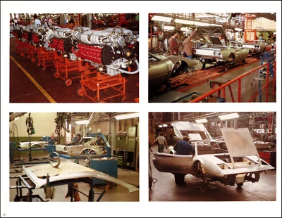 Ferrari Factory 308 1987 estampado vintage Maranello Modena Italia supercoche exótico Foto 1 de 3