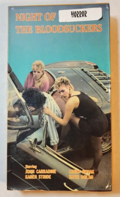 Night Of The Bloodsuckers / Vampire Hookers VHS ~ Rare ~ Horror ~ John Carradine - Image 1 of 4