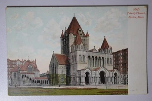 PRE 1907 TRINITY CHURCH BOSTON MA POSTCARD 353 - Picture 1 of 2