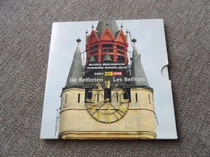 Belgium 2008 coin set  1 cents 2 euro 3,88 euro in folder - Picture 1 of 8