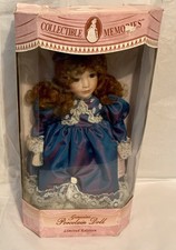 16" Limited Edition Collectible Memories Genuine Porcelain Doll - Alexandria Nos