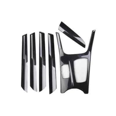 Pegatinas interiores de fibra de carbono ABS 2011-2016 BMW X3 F25 X4 F26 Foto 1 de 4