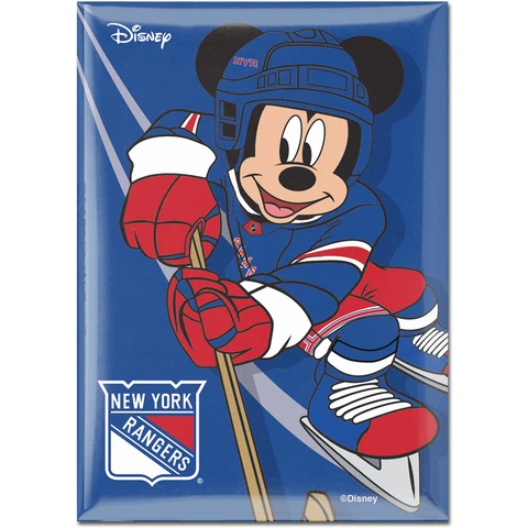 WinCraft New York Rangers 2.5'' x 3.5'' Disney Fridge Magnet Cover