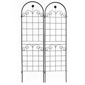 Metall 2er-Set Rankgitter "Rose" 50x180cm P-4394 - Bild 1 von 4