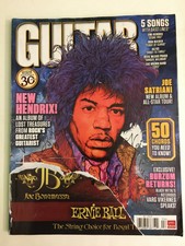 Jimi Hendrix, Joe Satriani, 30th Anniversary Guitar World magazine April 2010