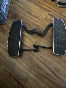 OEM Harley Touring Front Driver FloorBoards Foot Boards Bottoms & Mount S - Picture 1 of 6