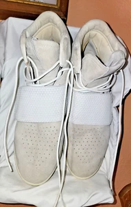 Adidas Tubular Mens U.S. Sz 14 Shoes Light Grey Invader Strap Training Sneakers - Picture 1 of 12