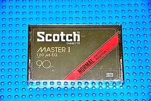 CINTA DE CASETE BLANCA SCOTCH MASTER I 90 VS. III TIPO I (1) (NUEVA) - Imagen 1 de 3