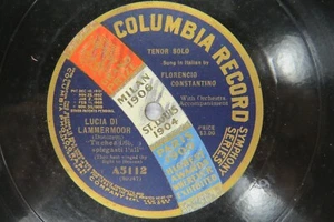 Florencio Constantino - COLUMBIA A5112 - Lucia Di Lammermoor - Italian - Picture 1 of 4