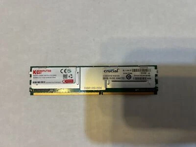 CRUCIAL 8GB DDR2-667 PC2-5300F 2RX4 240PIN FBDIMM CT102472AF667.M18DC0D6 J3-4(13 - Image 1 of 4