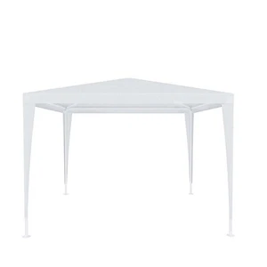 Gazebo 3x3 m da giardino esterno struttura in acciaio telo impermeabile bianco - Foto 1 di 7